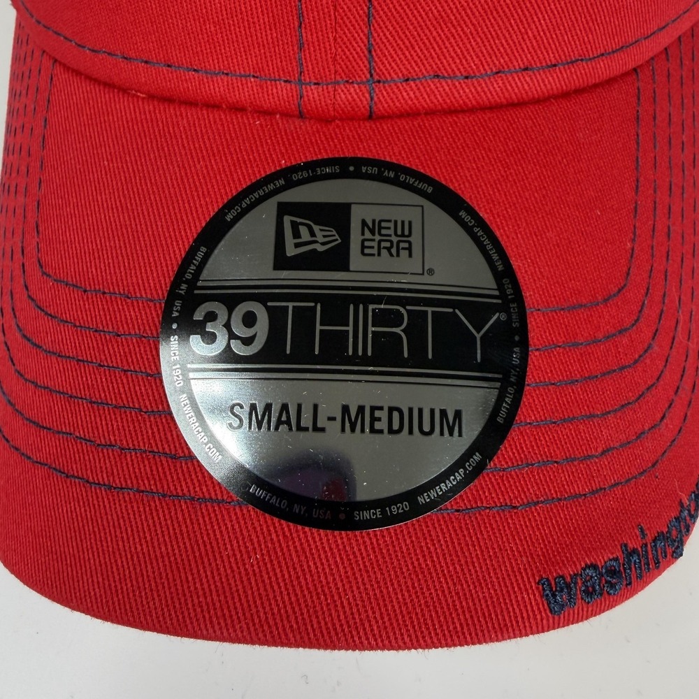 Washington Nationals Hat Cap Fitted Mens S/M Red MLB Baseball 39THIRTY New Era - Picture 3 of 15